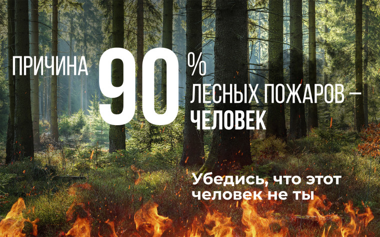 Cохраним лес от пожаров.